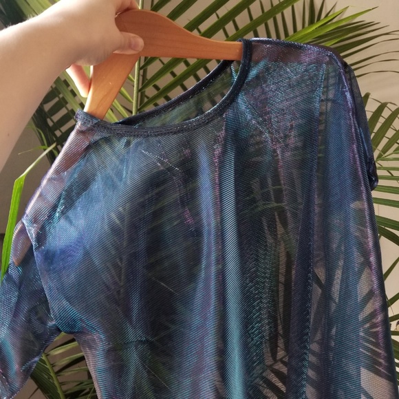 Metallic Mesh Shirt - Picture 6 of 7